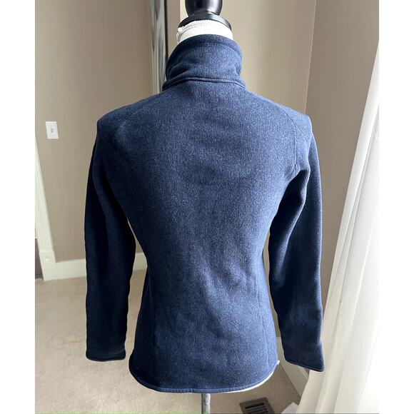 Patagonia blue fleece lined quarterzip pullover size S/M* - Picture 4 of 5